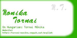 monika tornai business card